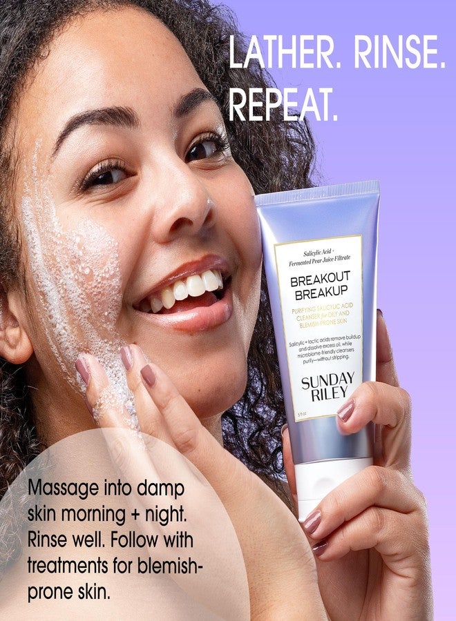 Sunday Riley Breakout Breakup Salicylic Acid Cleanser for Blemish-Prone Skin - Image 2